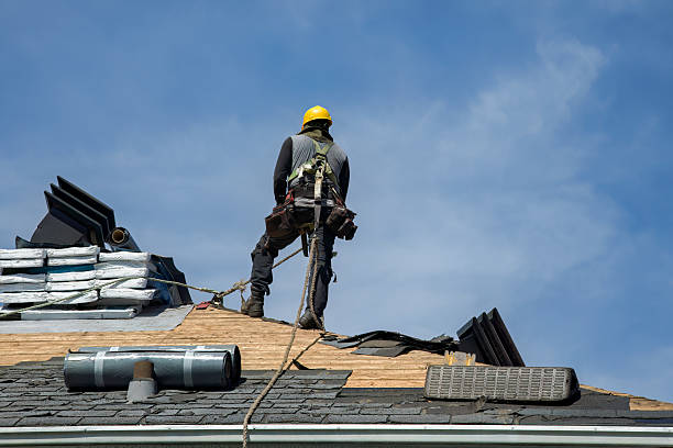 Professional Roofing technician working in Caledonia, MS
